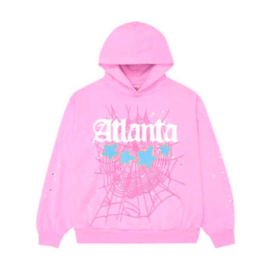 2023 Sp5der Atlanta Hoodie 'Pink'