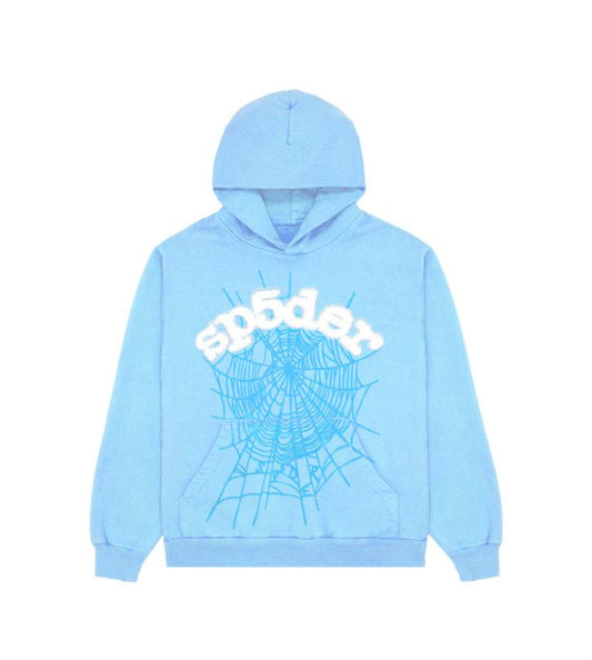 2023 Sp5der Web Hoodie 'Sky Blue'