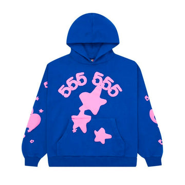 2023 Sp5der Beluga Hoodie 'Blue'