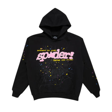 2023 Sp5der P*nk V2 Hoodie 'Black'