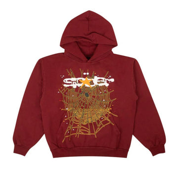 2022 Sp5der Hoodie 'Maroon'