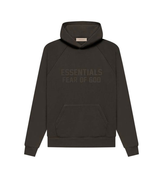 2022 Fear of God Essentials Hoodie 'Off Black'